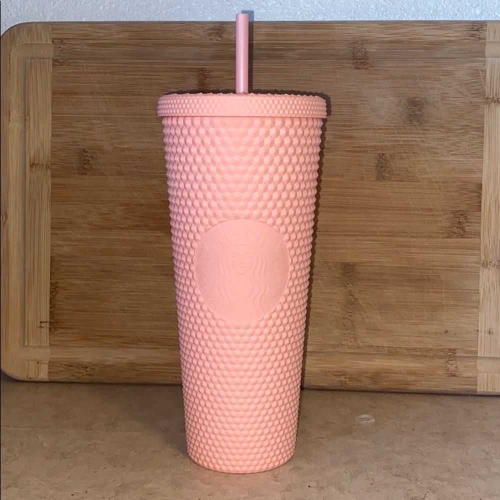 Starbucks Matte Pink Studded Cup
